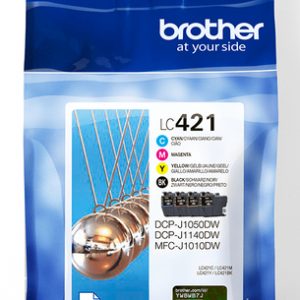 Multipack 4 Cartuchos Tinta Brother LC421 Original
