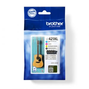 Multipack 4 Cartuchos Tinta Brother LC421XL Original