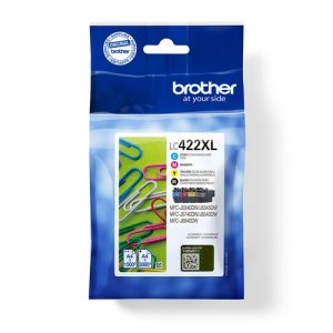 Multipack 4 Cartuchos Tinta Brother LC422XL Original