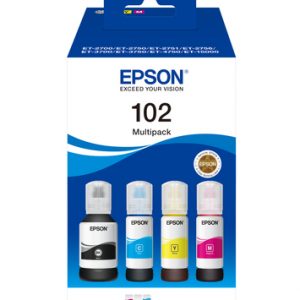 Multipack Ecotank 102 Original 4 Colores