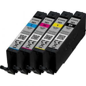 Pack cartuchos de tinta Canon CLI-581 Multipack 4 colores (Negro/Cian/Magenta/Amarillo) Original