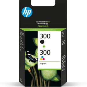 Pack de cartuchos de tinta HP 300 Negro + Tricolor Original