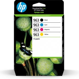 Pack de cartuchos de tinta HP 963 Original | Negro, Cian, Magenta, Amarillo