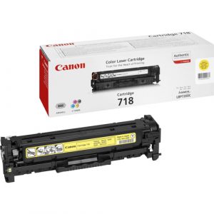 Tóner Canon 718Y Amarillo Original