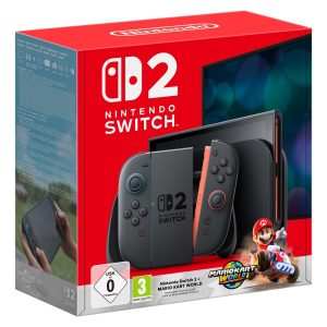 NINTENDO SWITCH 2 + MARIO KART WORLD 256GB PANTALLA TACTIL WIFI NEGRO